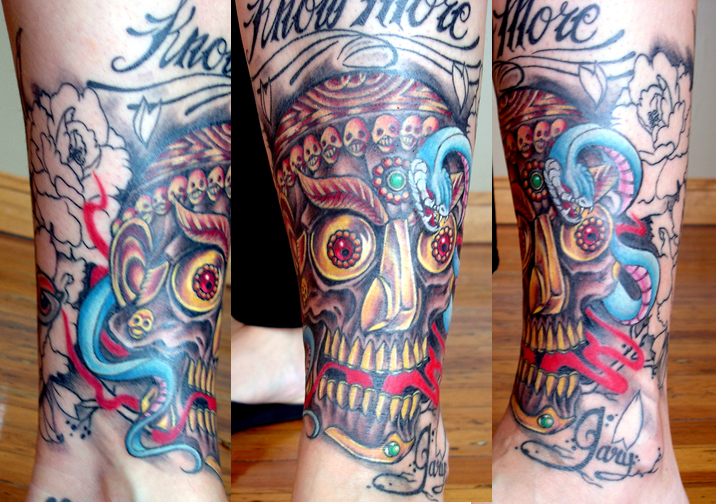 Tattoos - Ethnic Tibetan tattoos - in memory of gary